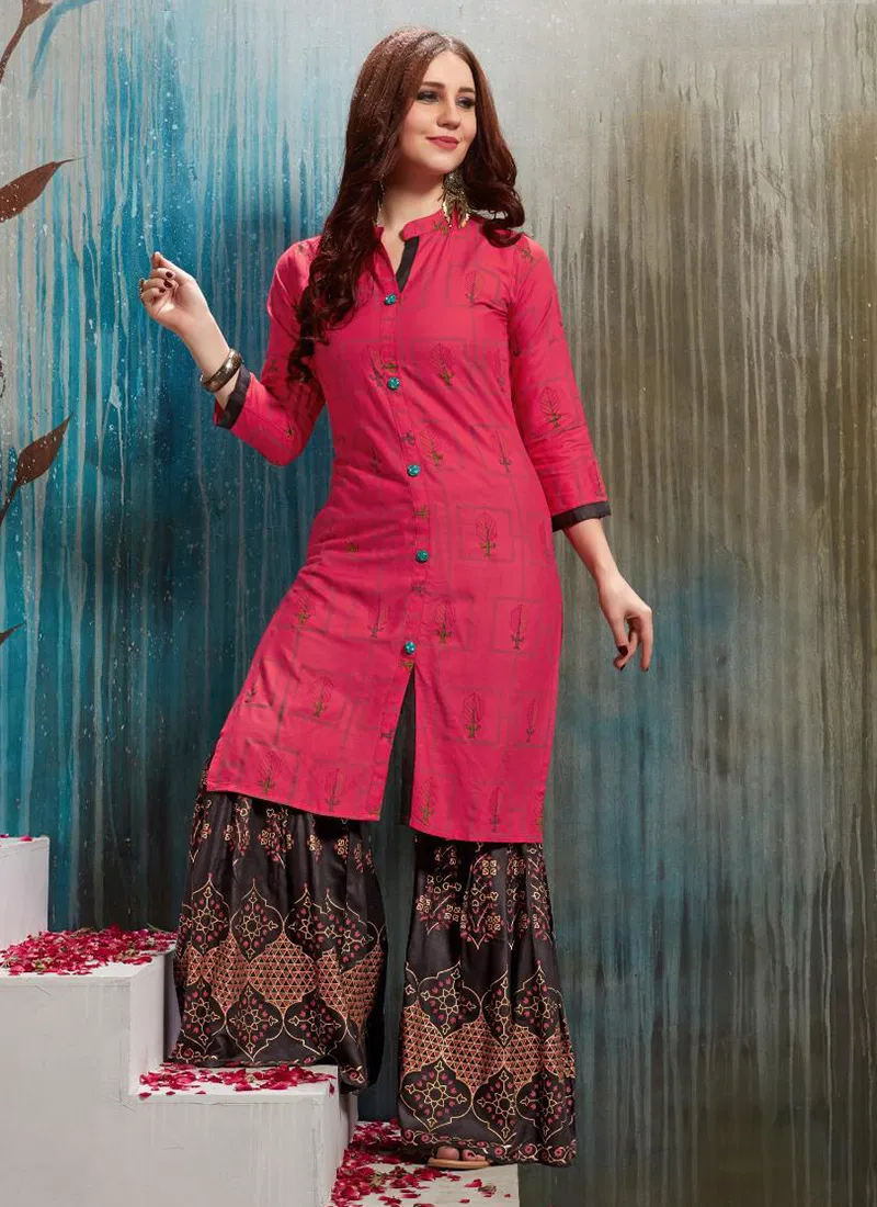 Ranjyot nagma printed heavy reyon kurtis
